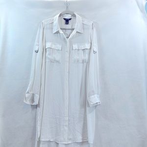 White’s House Black market utility shirt dress